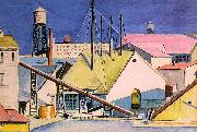 Dickinson, Preston Factories oil on canvas